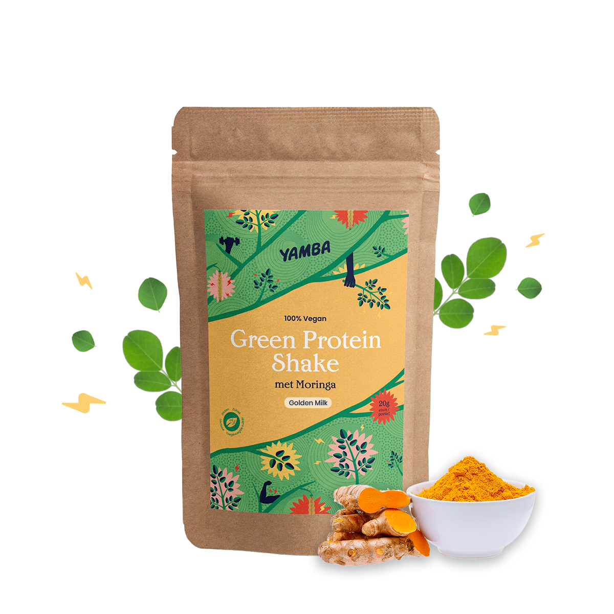 Green Protein Shake - Golden Milk (500g)
